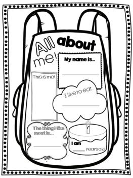 Back to school activity - All about me poster, All About Me Template, About Me Craft, All About Me Preschool Theme, About Me Poster, Me Preschool Theme, All About Me Crafts, Daycare Curriculum, All About Me Poster, All About Me Printable