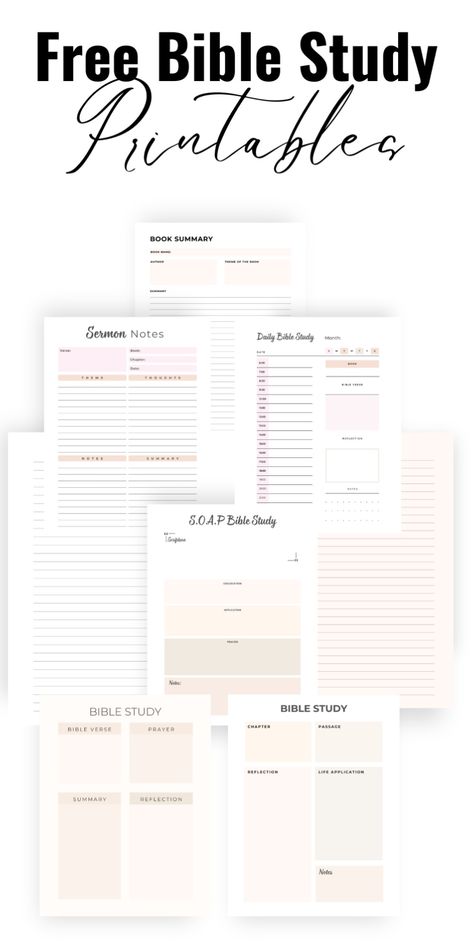 Bible Study Printables Study Printables Free, Free Bible Study Printables, Daily Bible Reading Plan, Study Printables, Soap Bible Study, Inductive Bible Study, Bible Journaling For Beginners, Bible Studies For Beginners, Bible Study Books