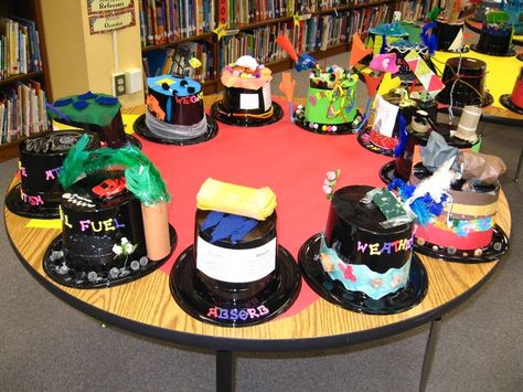 "Hats off to Science" Love this vocabulary idea. Hat parade with each kid decorating their own vocabulary hat as an assessment. Now to get the hats donated Science Hat Parade Ideas, Science Hat Project, Vocabulary Hat Parade Ideas, Alphabet Parade, Vocabulary Parade, Stem Night, Scientific Inquiry, Parade Ideas, Primary Teacher