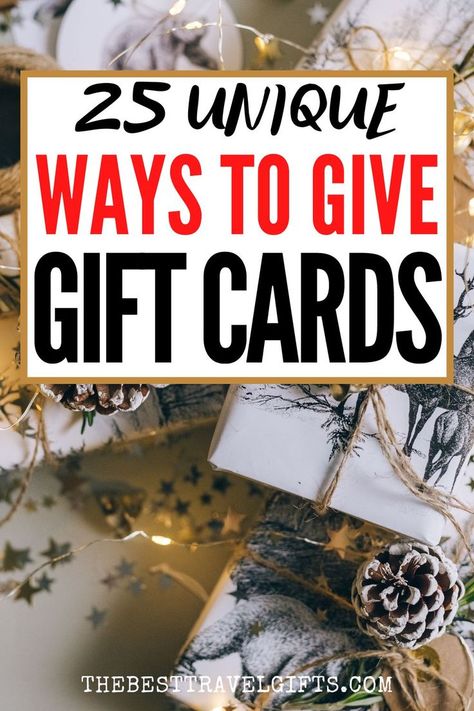 25 Unique ways to give gift cards with a photo of rope Creative Gift Card Presentation, Gift Card Presentation Ideas, Unique Gift Card Presentation, Christmas Gift Card Presentation, Ways To Give Gift Cards, Pretty Gift Wrapping, Unique Wrapping Ideas, Unique Gift Card Holder, Gift Card Basket