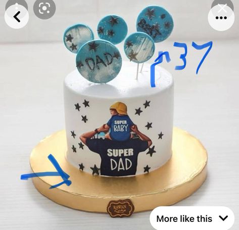 Daddy Cake Birthday, Fathers Day Cake Ideas Creative, Father And Son Birthday Cake, Daddy Birthday Cake Ideas, Best Dad And Husband Cake, Birthday Cake For Dad Father, Happy Birthday Papa Cake, Happy Birthday Dad Cake, Super Dad Cake