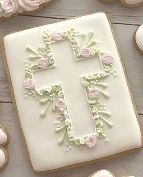 Christian Cakes, Christening Cookies, Cross Cookies, Baptism Cookies, Risen Lord, Religious Cakes, First Communion Cakes, Confirmation Cakes, First Communion Cake