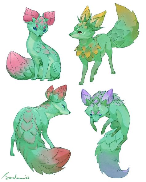 Sandara Tang on Instagram: “Flowerfoxes - creature design . . . . . #flower #fox #creaturedesign #creatureconcept��” Design Flower, Creature Concept Art, Creature Concept, Creature Design, Fantasy Creatures, Character Inspiration, Flower Art, Random Stuff, Cute Art