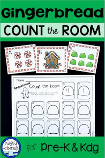 Pocketful of Centers: Gingerbread Centers Gingerbread Write The Room, Count The Room Kindergarten Free, December Centers Kindergarten, December Kindergarten Centers, Gingerbread Math Kindergarten, Count And Write The Number, Gingerbread Kindergarten, Write The Room Kindergarten, January Fun