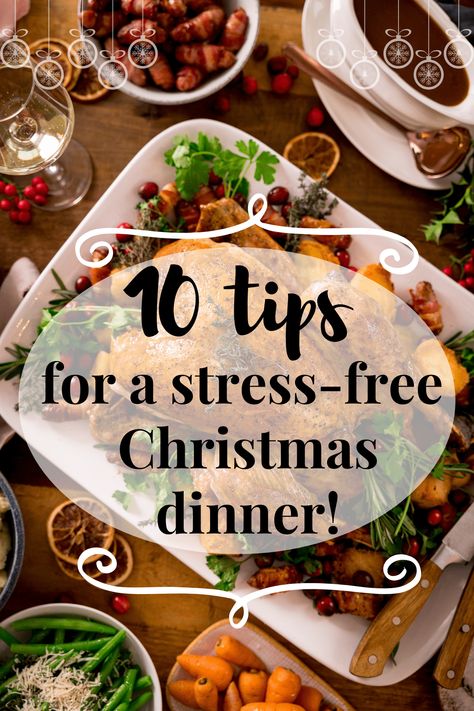 10 Make-Ahead Tips for Christmas Dinner No-one wants to be stuck in the kitchen all day on Christmas day, but we still want a Christmas dinner with all of the trimmings! These are my time saving tips for a stress-free Christmas. #makeaheadchristmas #christmasprep Ala King, Time Saving Tips, Parmesan Green Beans, Amaretti Cookies, Fresh Turkey, Steamed Green Beans, Chicken Recipies, Buttermilk Fried Chicken, Dinner Prep