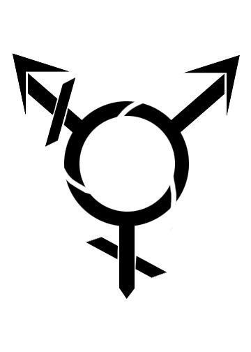 Trans Pride Tattoo by lonly-chibi-dragon Trans Symbol Tattoo, Trans Pride Tattoo, Genderfluid Symbol, Trans Tattoo Ideas, Transgender Tattoo Ideas, Transgender Tattoo, Trans Tattoo, Sketchbook Moodboard, Trans Symbol