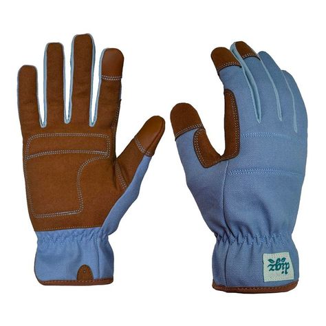 DIGZ 78976-23 Duck Canvas, Heavy-Duty Garden and Yardwork Utility Gloves, Medium (Pack of 1), Blue Garden Gloves, Gardening Gear, Gardening Landscaping, Banana Plants, Coastal Colors, Gardening Outfit, Gardening Gloves, Duck Canvas, Yard Work