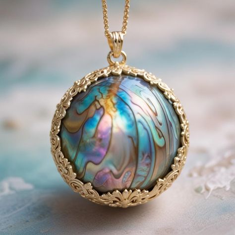 🌊✨ Dive into the depths of oceanic beauty with our handcrafted Abalone Shell Resin Pendant! Each piece is a unique masterpiece, capturing the iridescent hues and natural patterns of abalone shell encased in crystal-clear resin. Perfect for adding a touch of elegance and a splash of color to any outfit. 🔹 Features: Real Abalone Shell High-Quality Resin Handmade with Love 🌿 Sustainable and ethically sourced, our abalone shell pendants are more than just jewelry—they're a statement of style an... Resin Polymer Clay, Natural Patterns, Shell Jewelry, Eco Friendly Fashion, Resin Pendant, Ocean Inspiration, Shell Pendant, Patterns In Nature, Abalone Shell