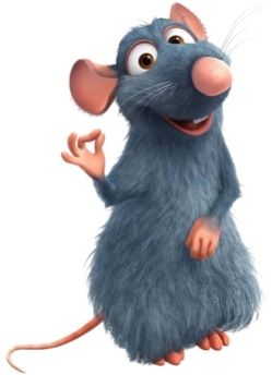 Rat From Ratatouille, Rat Cartoon, Mouse Cartoon Character, Remy The Rat, Ratatouille Disney, Cartoon Rat, Party Characters, Pixar Films, Linguine