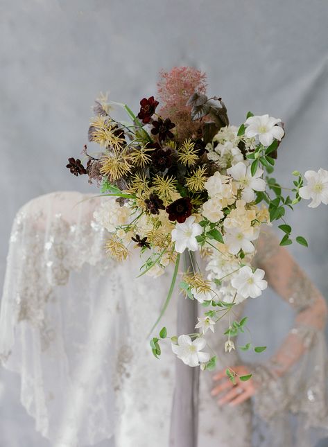 Bridal Bouquet Styles, Modern Bridal Bouquets, Chocolate Cosmos, Flower Boy, General Ideas, Flower Installation, San Francisco Wedding, Northern California Wedding, Summer Bouquet