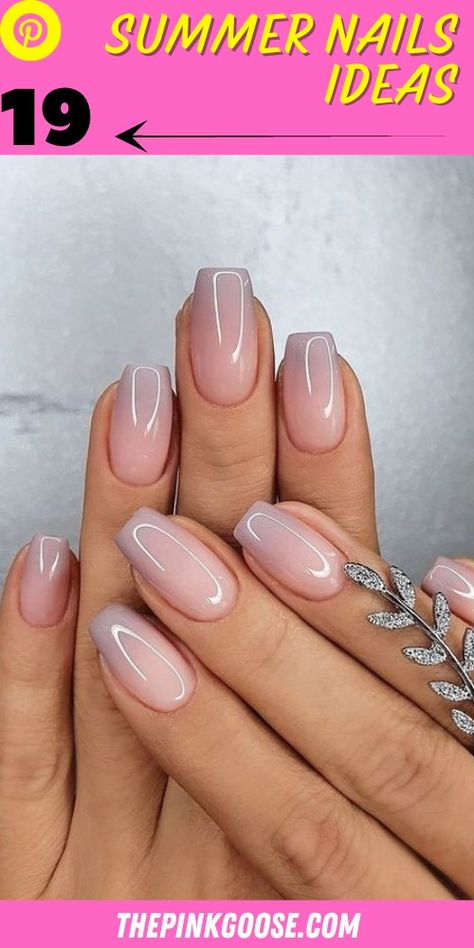 Solar Ombre Nails, Nail Glam, Ombré Nails, Ombre Nails, Makeup Nails, Pretty Nails, Nail Ideas, Summer Nails, Hair Makeup