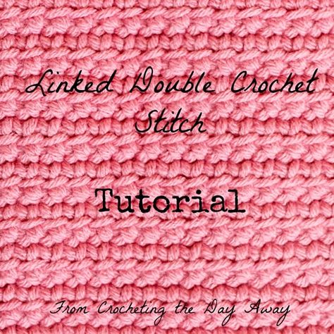 Today I just wanted to share a tutorial for a really cool crochet stitch. When I learned how to do this stitch, I was really impressed and loved the outcome. This stitch is called the Linked Double C Linked Double Crochet, Crocheting Tutorials, Crochet Stitches Ideas, Crochet Stitch Patterns, Crochet Car, Stitches Crochet, Crochet Blocks, Creative Crochet, Knitting And Crochet Patterns