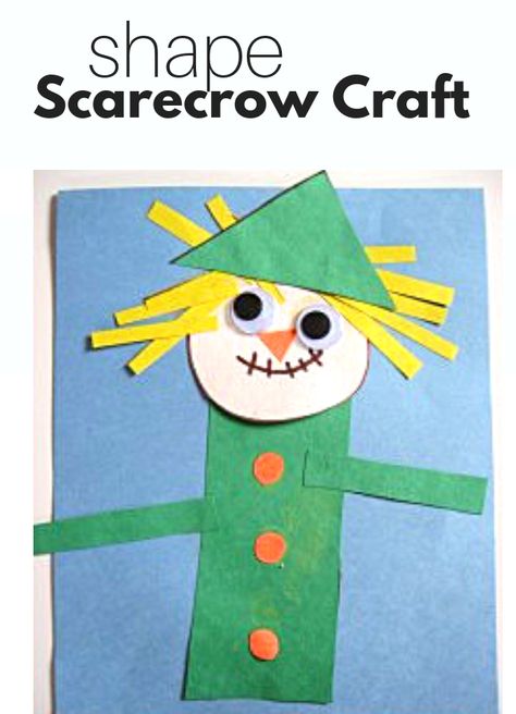 November Crafts Preschool, Scarecrow Craft, Harvest Crafts, Scarecrow Crafts, November Crafts, Fun Fall Crafts, Preschool Projects, Fall Preschool, Daycare Crafts