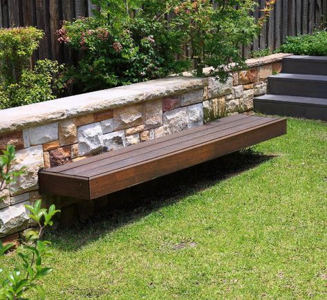 Circle Patio, Timber Bench Seat, Yard Benches, Modern Gazebo, Landscape Timbers, Outdoor Bath, Patio Bench, Contemporary Garden, Landscaping Company