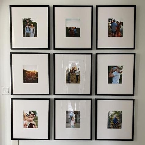 Gallery Wall: How To — Krista Horton Picture Frame Layout, Picture Display Wall, Krista Horton, Family Pictures On Wall, Create A Gallery Wall, Picture Gallery Wall, Frame Layout, Photo Wall Gallery, White Frames