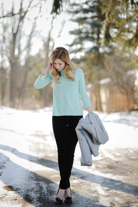 Mint Sweater, Affordable Outfits, Mint Green Sweater, Pixie Outfit, Winter Outfit Inspiration, Home Decorating Ideas, Beauty Style, Makeup Tutorials, Affordable Clothes