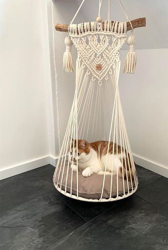 Hammock Diy, Katt Diy, Katt Grejer, Simpul Makrame, Art Macramé, Pola Macrame, Interior Boho, Macrame Knots Pattern, Macrame Wall Hanging Diy