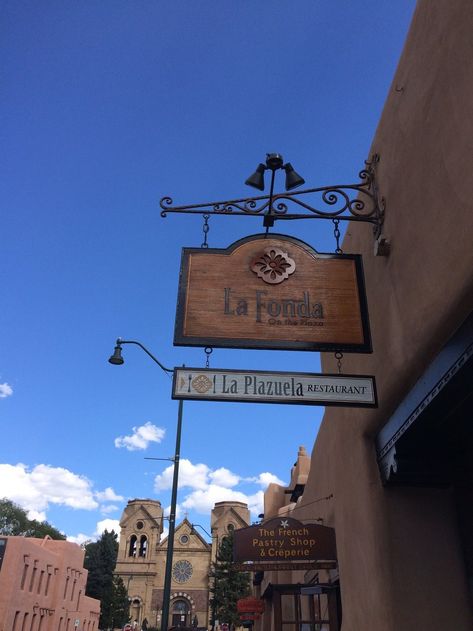 La Fonda on the Plaza — Historic Santa Fe Foundation Pueblo Revival, Santa Fe Plaza, Capital Campaign, Canyon Road, Historic Preservation, The Plaza, Fall Family, Family Day, Event Calendar