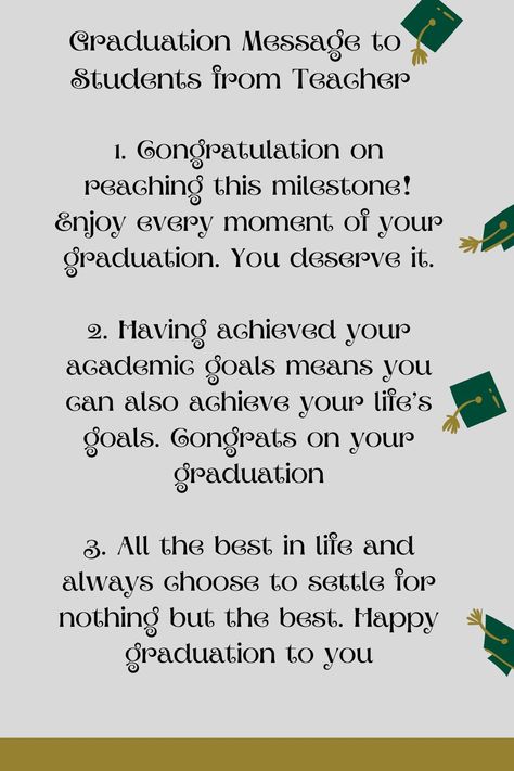 Graduation Message to Students from Teacher Graduation Messages, Graduation Letter, Letter To Students, Elementary Graduation, Graduation Message, Relatable Comics, Classroom Welcome, Graduation Speech, Letter To Teacher