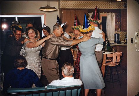 Although it was Inez who initiated the massage chain, she would later regret the bacchanalia it would devolve into. Valentine's Photoshoot, Conga Line, Vintage Dance, Party Pics, New Year's Eve Celebrations, New Year's Eve Party, Party Photography, Party People, Vintage Party