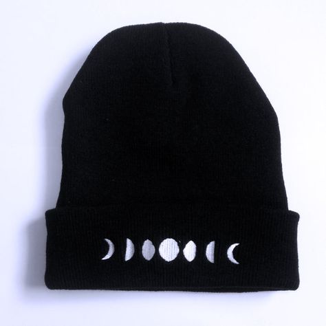 Phases of the Moon Beanie  https://www.etsy.com/listing/162909577/the-phases-of-the-moon-beanie