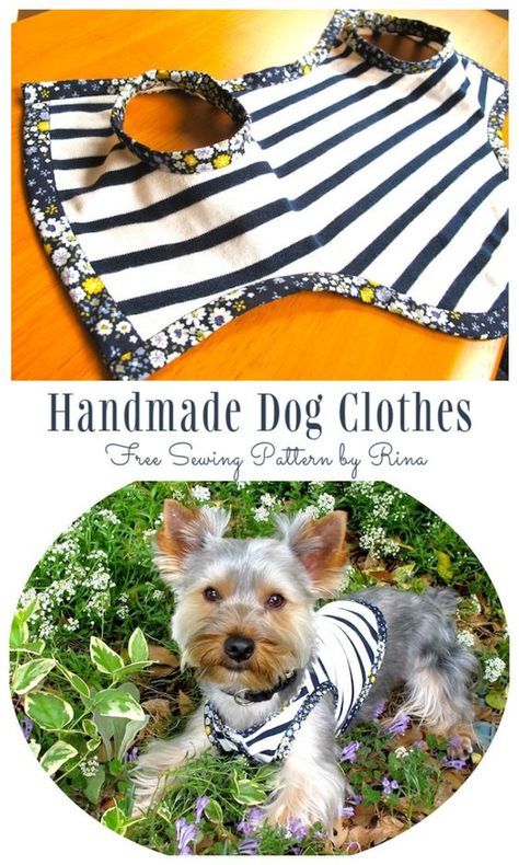 Handmade Dog Clothes FREE Sewing Tutorial | Sewing 4 Free Dog Outfit Patterns, Dog Jacket Pattern Free Sewing, Diy Dog Clothes Pattern, Sew Dog Clothes, Dog Shirt Pattern, Dog Jacket Patterns, Pet Clothes Patterns, Doggie Clothes, Dog Harness Pattern