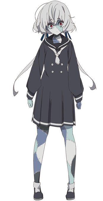 Junko Konno, Blue Sailor Dress, Anime Zombie, Zombieland Saga, Short White Hair, Zombie Land Saga, Zombie Land, The Idol, Zombie Girl