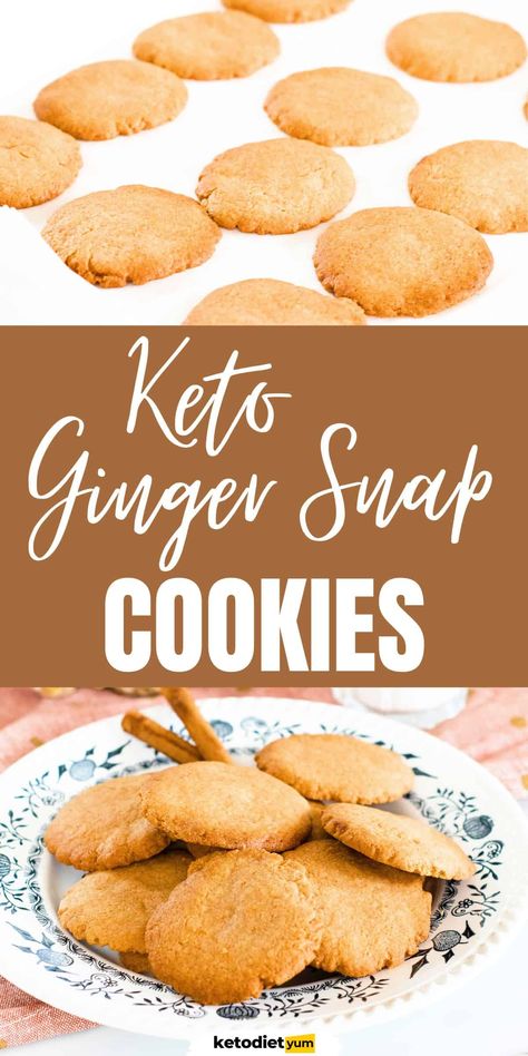 Ginger Snap Cookies Recipe, Ginger Muffins, Almond Butter Brownies, Banting Recipes, Crazy Cookies, Ginger And Cinnamon, Ginger Snap, Ginger Snap Cookies, Ginger Recipes