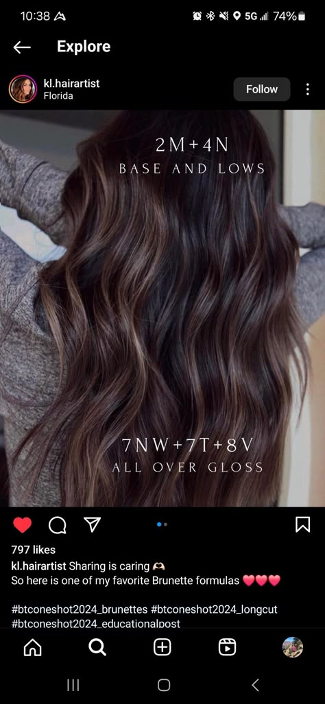 Blonde To Brunette Shades Eq, Rich Chocolate Brown Hair Color Formula, Shades Eq Dark Brown Formulas, Sweatpea Tattoos, Mushroom Brown Toner Formula, Brunette Highlights On Dark Hair, Redken Gloss, Rich Chocolate Brown Hair Color, Shades Formulas