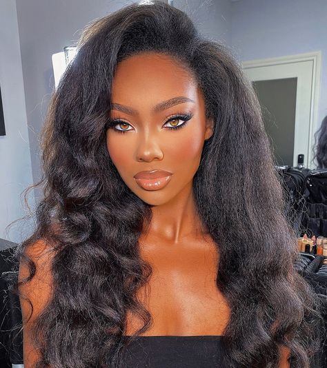 KEVIN LUONG on Instagram: “Glamming with @theacaciamcbride ✨ Makeup Deets ✍🏽 SKIN ▫️Moisturizer: @chanel.beauty Solution 10 ▫️Eye Cream: @sensiaiq Vita C Eye Cream…” Body Wave Wigs, U Part Wig, 4c Hair, Afro Hair, Lace Front Human Hair, Body Wave Wig, Peruvian Hair, Lace Closure Wig, Swiss Lace