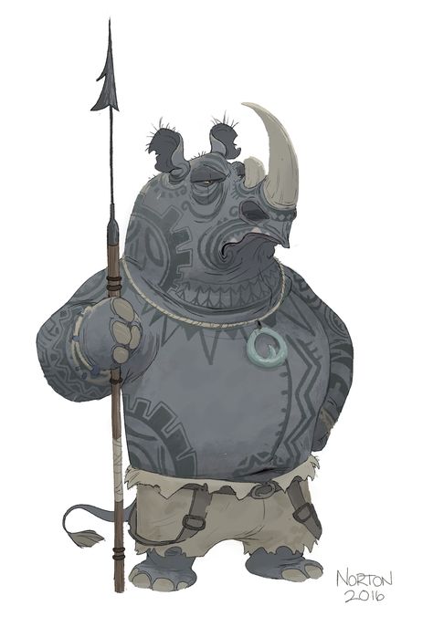 favd_jasonjnorton-August 03 2016 at 01:27PM Rhino Illustration Character Design, Rhinoceros Character Design, Rhino Character Design, Rhino Character, Rhino Art, Arte Ninja, Black Rhino, Elephant Illustration, Rhinos