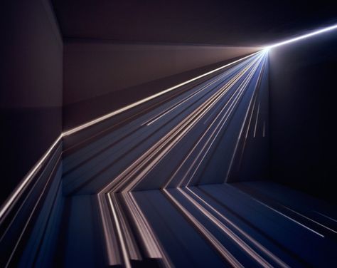 Light Beam Art by Chris Fraser Light Streaks, New Retro Wave, Camera Obscura, Light Sculpture, Light Beam, Light And Space, Sculpture Installation, Dark Room, Light Installation