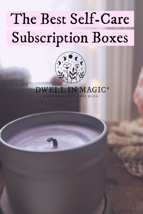 Self Care Subscription Boxes, Spiritual Coaching, Best Subscription Boxes, Grounding Techniques, Candle Ideas, Happiness Project, Care Box, Random Inspiration, Witchy Stuff