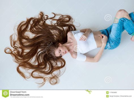 Hair Laying Down Drawing Reference, Long Hair Laying Down Reference, How To Draw Hair Laying Down, Hair Lying Down Drawing Reference, Hair Lying Down, Laid Down Pose Reference, Hair Laying Down, Laying Down Hair Reference, Hair Laying Down Reference