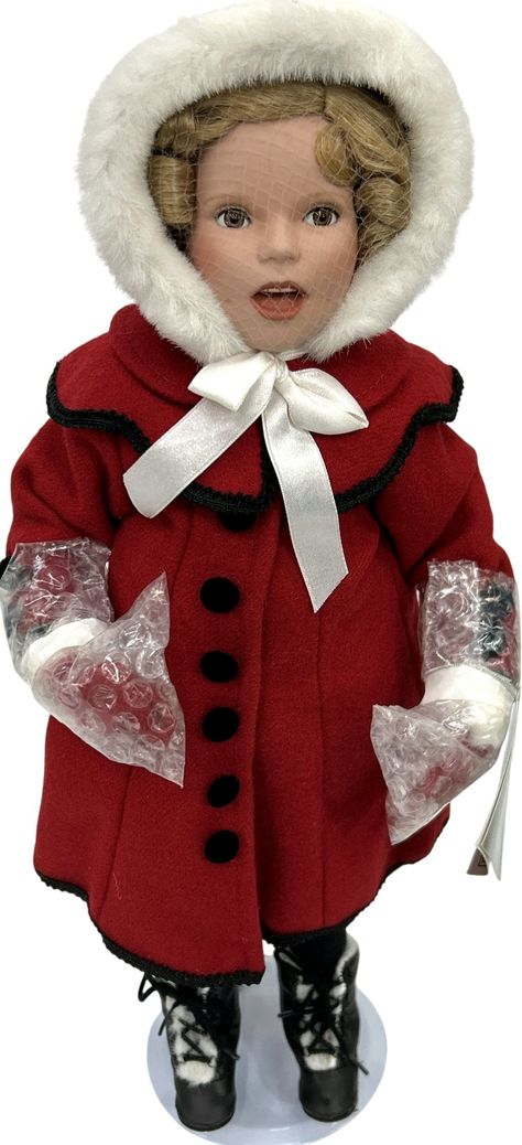 The Danbury Mint Little Caroler Shirley Temple Porcelain Doll Brand: The Danbury MintType: Porcelain DollColor: MulticolorMaterial: Porcelain Character: Shirley Temple Condition: New With Tags. Damge Box. Please See Photos Sweater Blazer, Danbury Mint, Shirley Temple, Porcelain Doll, Jewelry Show, Porcelain Dolls, Dress Suits, Active Wear Tops, Blazer Coat