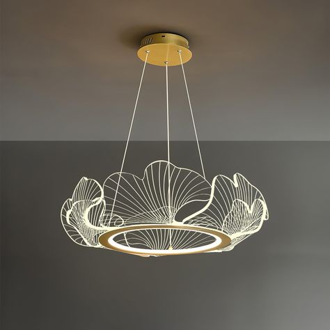 Sea Fan Chandelier - Vakkerlight Light In The Kitchen, Shape Geometric, Lamp Modern, Scallop Edge, Gold Number, The Leaf, Chandelier Lamp, Light Shade, Modern Lamp