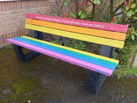 Great to see Councillors getting behind our Buddy Benches and supporting their local school. https://bromsgrovestandard.co.uk/news/councillors-cash-funds-new-buddy-benches-for-stoke-prior-first-school/  #netpunestreetfurniture #buddybench #friendshipseat #recycledplastic #bench #seat #memorial #commemorative #friendship #memorialseat #memorialbench #engraving #plaque #seats #benches #picnictables #litterbins #planters #schools #playground #parks #madeinbritain Friendship Communication, Career Finder, Buddy Bench, Metal And Concrete, Teaching Empathy, Memorial Benches, Childhood Development, Fancy Fonts, Street Furniture