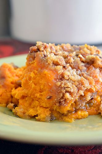 Best. Sweet Potatoes. Ever. Best Sweet Potato Casserole, Sweet Potato Casserole Easy, Sweet Potato Recipes Casserole, Yummy Sweet Potatoes, Potatoe Casserole Recipes, Yummy Casseroles, Thanksgiving Side, Toasted Marshmallow, Streusel Topping