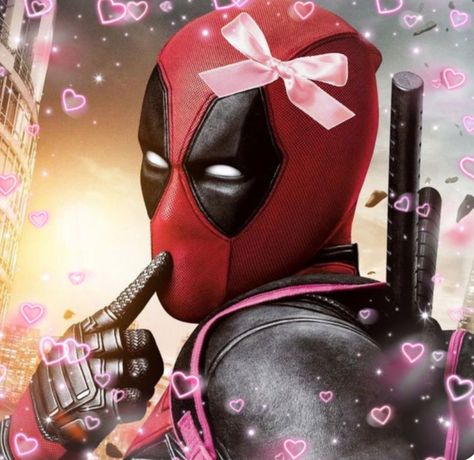 I just got result 'girly deadpool' on quiz 'what character from literally anything do you share a soul with? (￣﹃��￣) '. What will you get? Literally Me Pfp, Cute Deadpool Wallpaper, Deadpool Coquette, Cute Tiktok Profile Pictures, Deadpool Profile Picture, Deadpool Pfps, Pink Deadpool, Profile Picture Tiktok, Deadpool Aesthetic