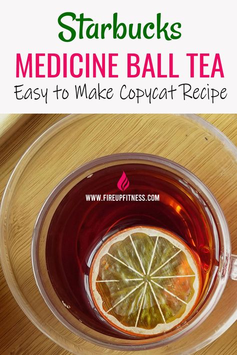 How to Make Copycat Starbucks Medicine Ball Tea at Home Mint Green Tea Recipe, Homemade Starbucks Medicine Ball, Cold Buster Drink, Medicine Ball Recipe Starbucks, Starbucks Cold Tea Drinks, Copycat Medicine Ball Tea, Diy Starbucks Medicine Ball Tea, Starbucks Medicine Ball Tea Recipe, Starbucks Medicine Ball How To Order