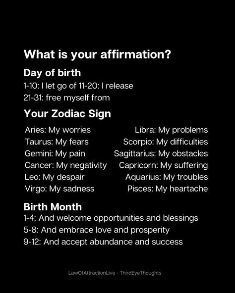 Third Eye Thoughts Daily Affirmations, Third Eye Affirmations, Eyes Affirmations, Eye Affirmations, Eye Thoughts, Zodiac Sign Libra, Birth Month, Daily Affirmations, Affirmation Quotes