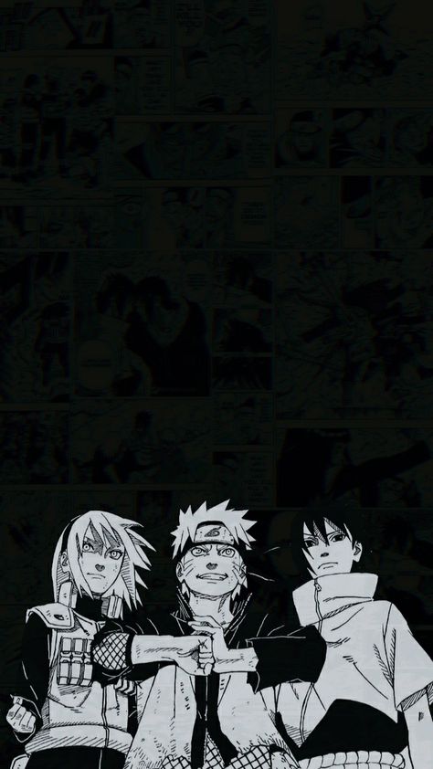 Team 7 Naruto Manga Wallpaper Naruto Home Screen Wallpaper, Naruto Shippuden Wallpapers Aesthetic, Ios 16 Wallpaper Naruto, Sasuke Black Wallpaper, Aesthetic Manga Wallpaper Iphone, Black Naruto Wallpaper, Naruto Manga Aesthetic, Dark Naruto Wallpaper, Boruto Manga Wallpaper