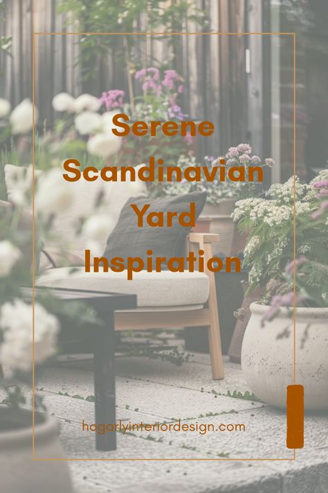 Beautiful Scandinavian yard inspiration featuring a peaceful and simple outdoor space integrating natural beauty and minimal decor. Perfect ideas for creating a serene retreat. Scandinavian Backyard, Scandinavian Patio, Outdoor Hideaway, Scandinavian Hygge, Yard Inspiration, Minimalistic Decor, Cozy Nooks, Bedroom Colour Palette, Nature Friendly