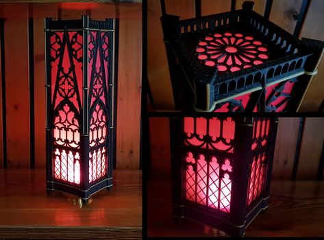 3D printed decorative gothic lantern 37cm tall Gothic Lantern, Lantern Template, Mason Jar Crafts Diy, 3d Projects, Mason Jar Crafts, Jar Crafts, Art Object, 3d Printing, Mason Jars