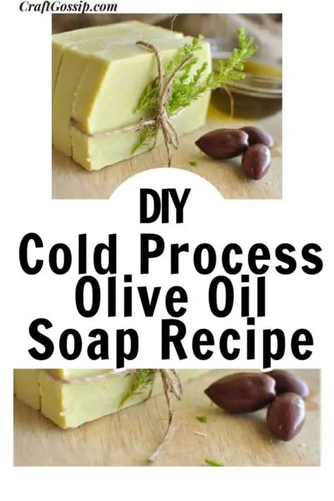 Soap Recipe: Cold Process Olive Oil Soap Recipe – Bath and Body Olive Soap Recipe, Olive Oil Soap Recipe, Olive Recipe, Homemade Ingredients, Liquid Laundry Soap, Homemade Bar, Easy Soap Recipes, Olive Oil Recipes, Cold Process Soap Recipes