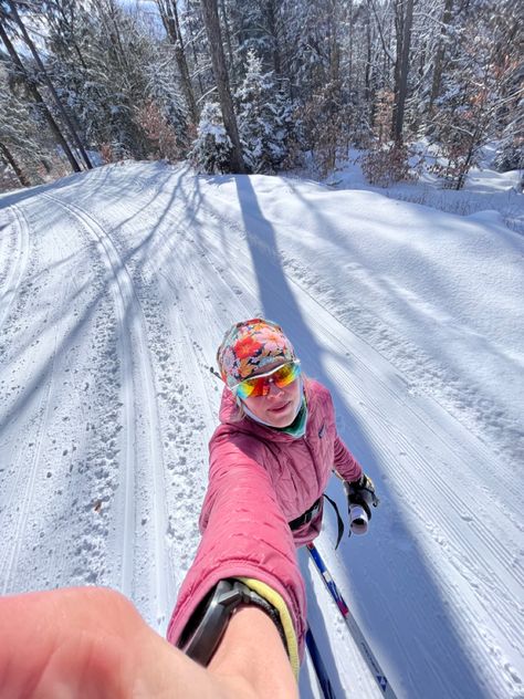 Skier Girl, Skiing Aesthetic, Xc Ski, Nordic Skiing, Living In Colorado, Ski Girl, Sk Ii, Ski Season, Instagram Photo Editing