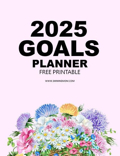 free 2025 planner Goals Template Free Printables, Planner 2025 Free, 2025 Planner Ideas, January Planning, Goal Planner Printable Free, Goal Planner Free, Journal 2025, 2025 Planner, Vision Board Planner