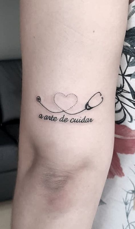 Nurse Quote Tattoo, Healthcare Tattoo, Doctor Tattoo, Tattoos For Women Small Meaningful, Dna Tattoo, Nurse Tattoo, Our Mindful Life, Medical Tattoo, Discreet Tattoos