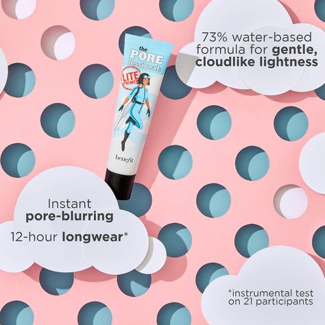 The POREfessional: Mini Lite Primer Water-Based Pore Primer - Benefit Cosmetics Pore Primer, Toning Shampoo, Sulfate Free Shampoo, Benefit Cosmetics, Ulta Beauty, Sephora, Water