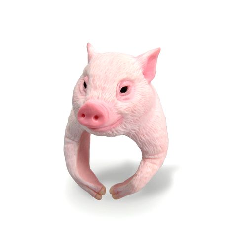 Pig ring Pig Ring, Animal Ring, Cruelty Free Brands, Animal Rings, Plant Powered, Rings Jewelry, Cute Gift, Cute Gifts, Jewelry Watches